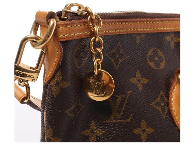 Louis Vuitton Palermo PM Monogram Canvas 2Way Handbag in Brown M40145 - vue 11
