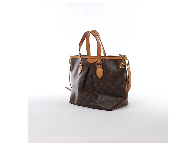 Louis Vuitton Palermo PM Monogram Canvas 2Way Handbag in Brown M40145 - vue 3