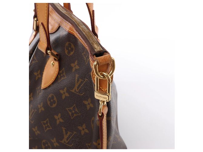 Louis Vuitton Palermo PM Monogram Canvas 2Way Handbag in Brown M40145 - vue 5