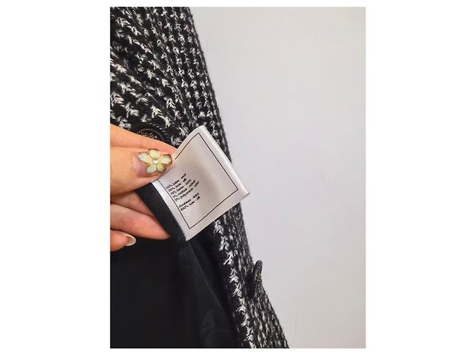 Chanel Tweed Mantel Größe 34 - Ansicht 5