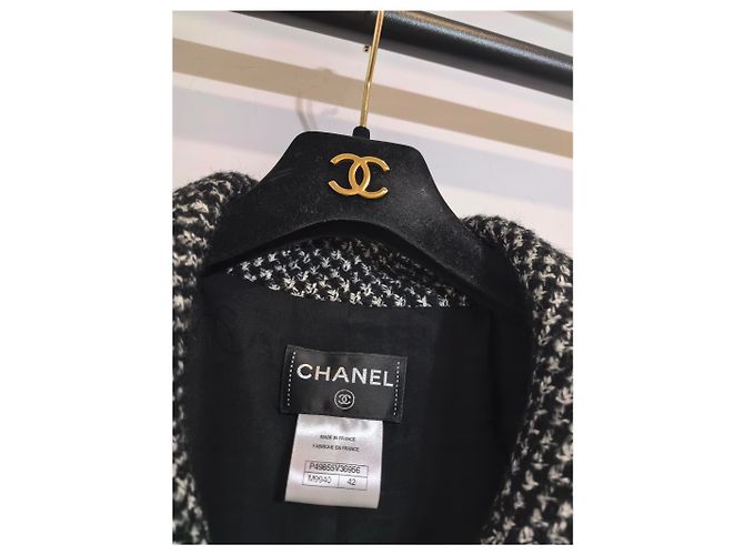 Chanel Tweed Mantel Größe 34 - Ansicht 8