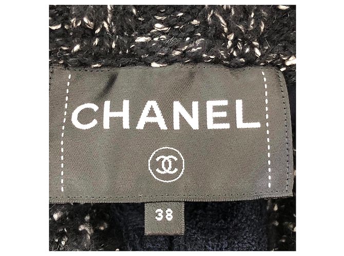 Chaqueta Chanel de lana azul marino talla 38 - vista 5