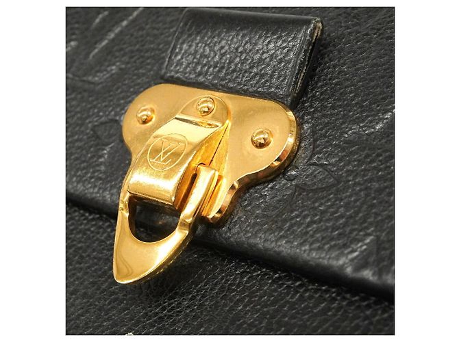 Louis Vuitton Monogram Empreinte Portefeuille Vavin Noir - vista 10