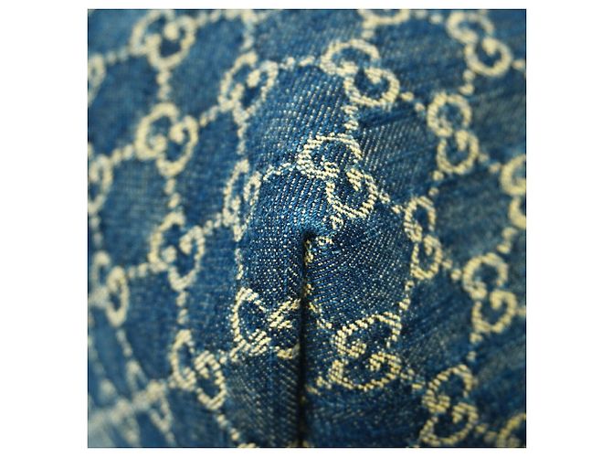 Bolso Tote Gucci de denim azul marino - vista 6