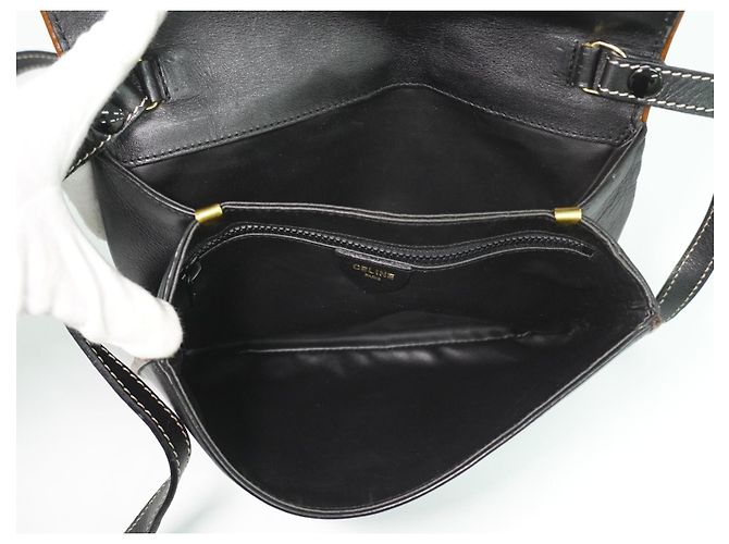 Céline Celine Flap Shoulder Leather - view 3