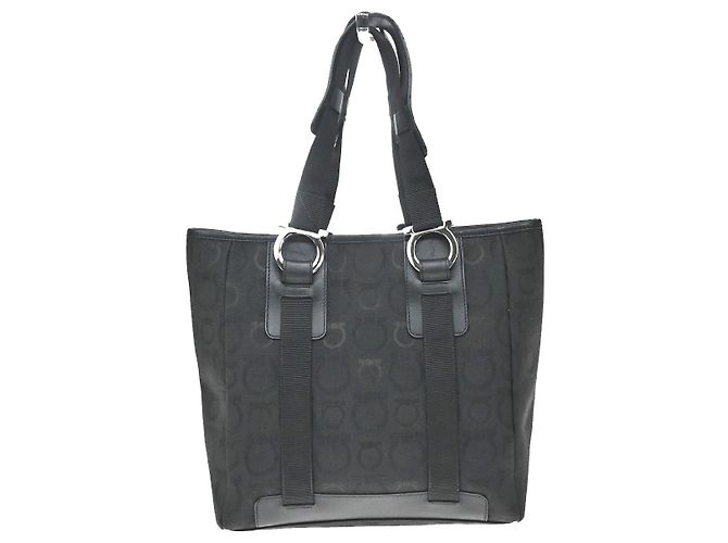 Salvatore Ferragamo Gancini Tote Canvas - Ansicht 2