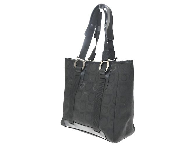 Salvatore Ferragamo Gancini Tote Canvas - Ansicht 4