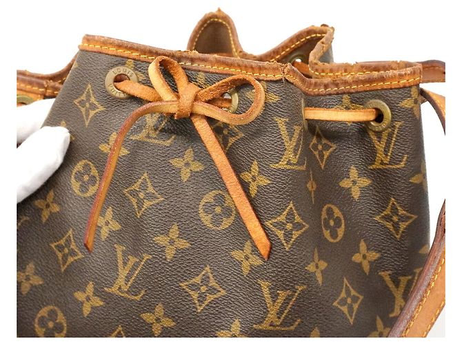 Noe Borsa a tracolla Louis Vuitton Monogram Petit Noé - vista 9