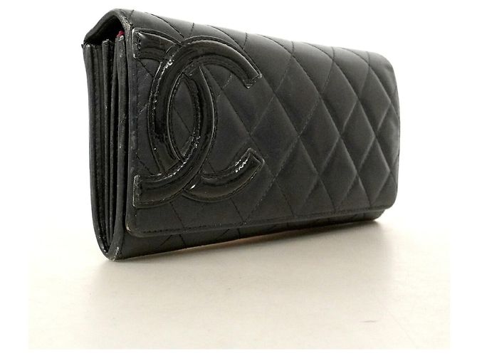 Chanel Cambon Long Wallet aus Lammleder - Ansicht 2
