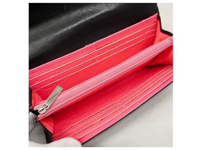 Chanel Cambon Long Wallet aus Lammleder - Ansicht 4