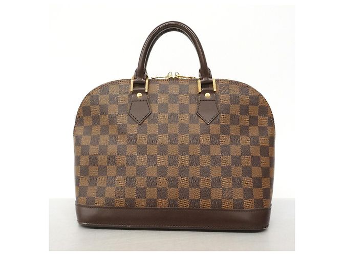 Louis Vuitton Damier Alma Handtasche N51131 Ebene - Ansicht 10