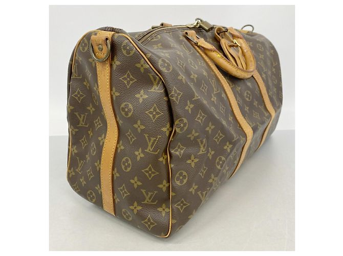 mala Louis Vuitton Monogram Keepall Bandoulière 50 - vista 2