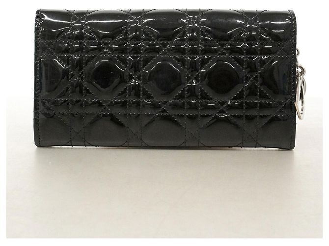 Cartera larga negra Christian Dior - vista 10