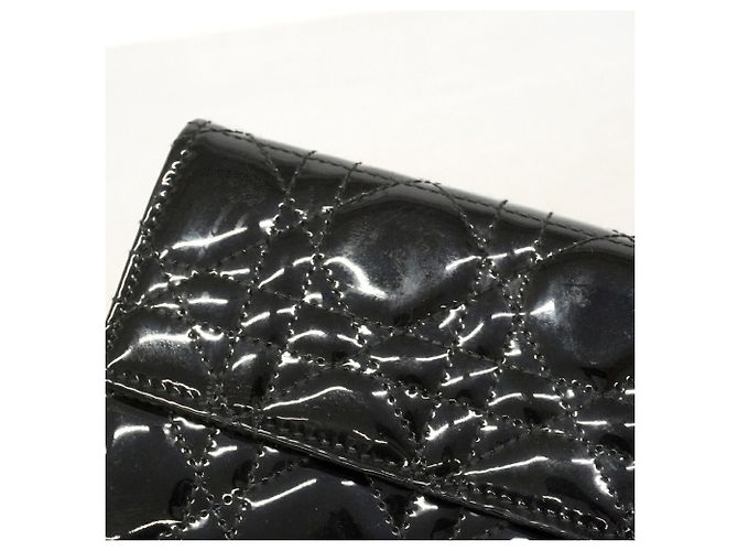 Cartera larga negra Christian Dior - vista 7