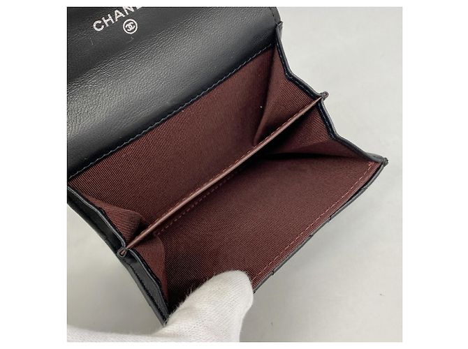 Chanel Black Lambskin Card Case - view 3