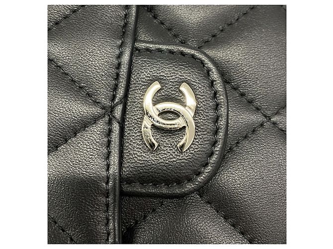 Chanel Black Lambskin Card Case - view 5