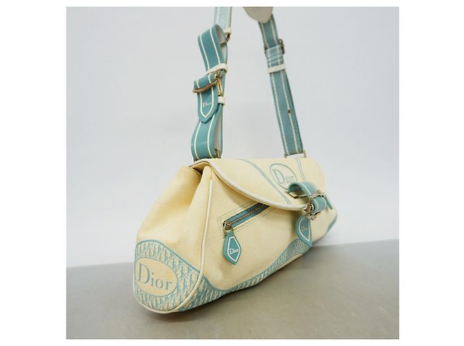 Bolsa de Ombro Christian Dior Marfim - vista 2