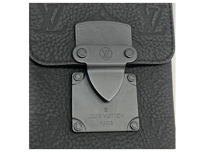 Bolsa de Ombro Carteira Vertical Louis Vuitton Monogram Taurillon S-Lock - vista 9