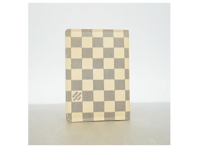 Funda de Pasaporte Louis Vuitton Damier Azur - vista 6