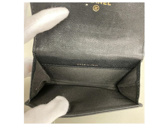 Tarjetero Chanel Mademoiselle de piel de cordero - vista 3