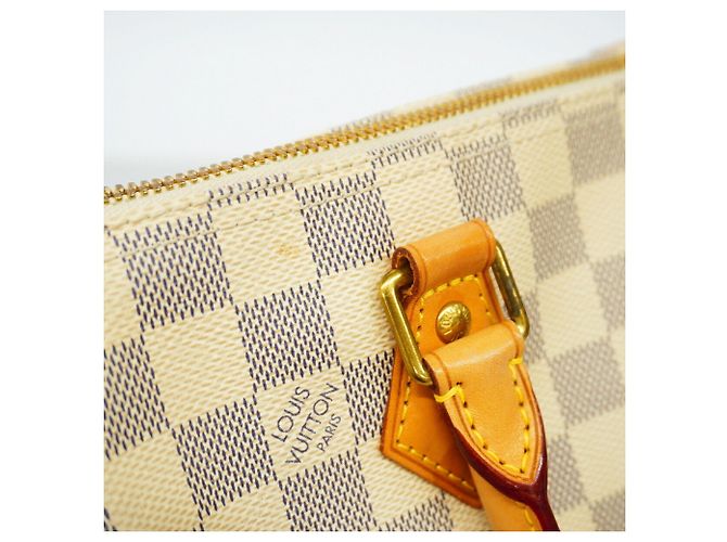 Borsa Louis Vuitton Damier Azur Speedy Bandoulière 25 - vista 7