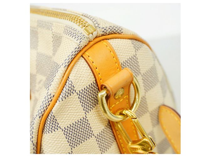 Borsa Louis Vuitton Damier Azur Speedy Bandoulière 25 - vista 8