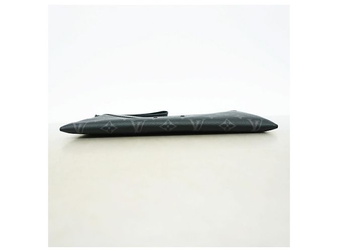 Louis Vuitton Monogram Eclipse Pochette To Go Clutch Bag - vista 3