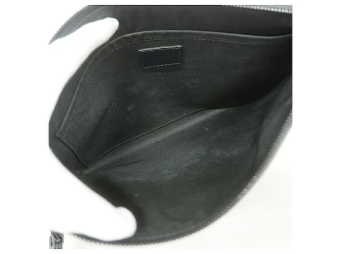 Louis Vuitton Monogram Eclipse Pochette To Go Clutch Bag - vista 4
