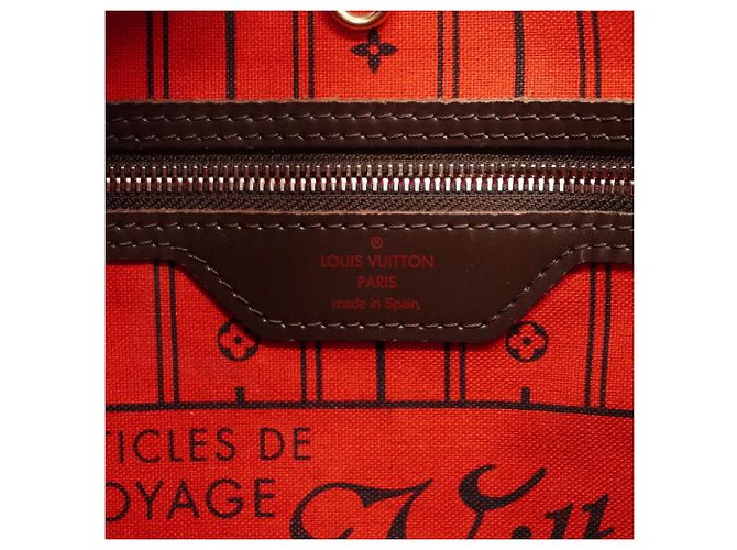 Saco Tote Louis Vuitton Damier Neverfull MM - vista 5