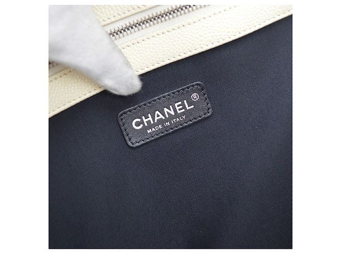 Chanel CC Charm Shopping Quilted Ombre Caviar Large - vista 4