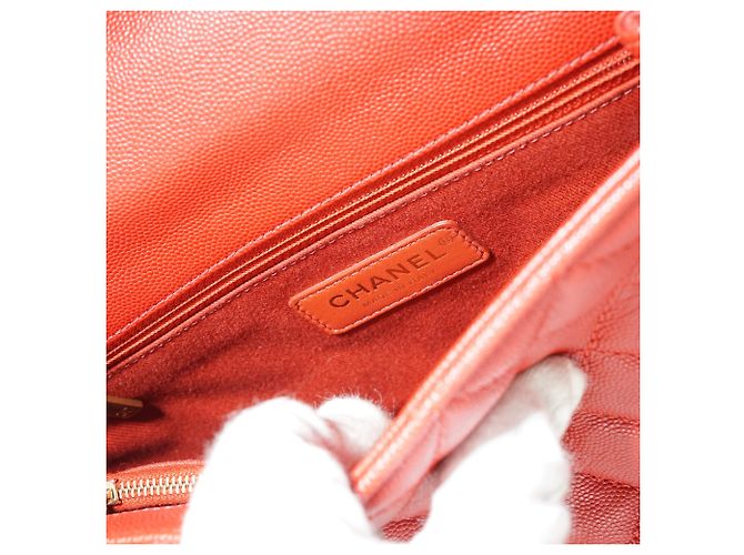 Chanel Bolsa Pequena Coco Handle em Caviar Matelassé - vista 15