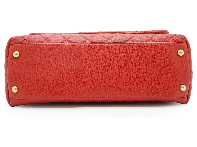 Chanel Bolsa Pequena Coco Handle em Caviar Matelassé - vista 6