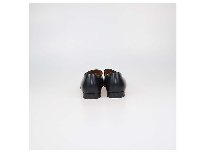 Mocassini Horsebit Gucci in pelle lucida nera - vista 5