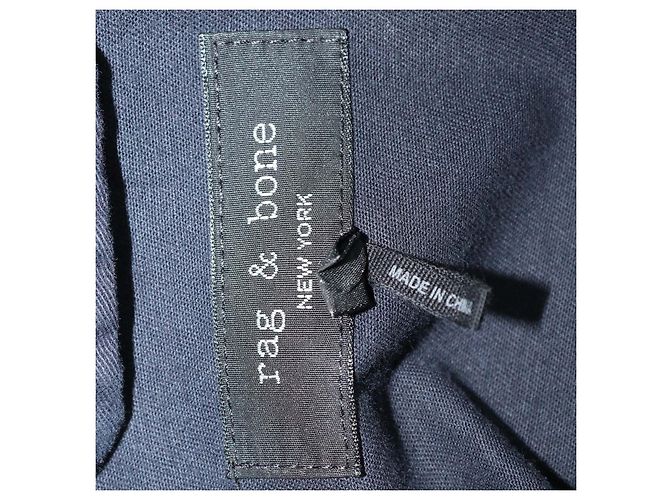 Giacca Trucker in cotone blu navy Rag & Bone - vista 5