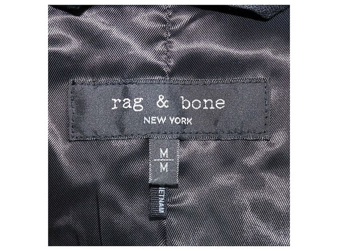 Rag & Bone Trucker Jacke aus Baumwollmischung in Schwarz - Ansicht 5