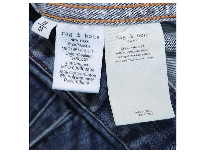 Rag & Bone Jeansjacke Dunkelblau - Ansicht 6