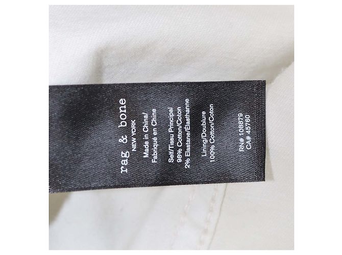Casaco Trucker em algodão Off White Rag & Bone - vista 6