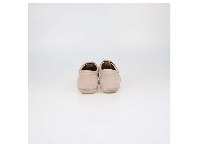 Sneakers Popincourt Louis Vuitton in nubuck Monogram rosa cipria - vista 5