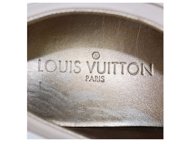 Sneakers Popincourt Louis Vuitton in nubuck Monogram rosa cipria - vista 6