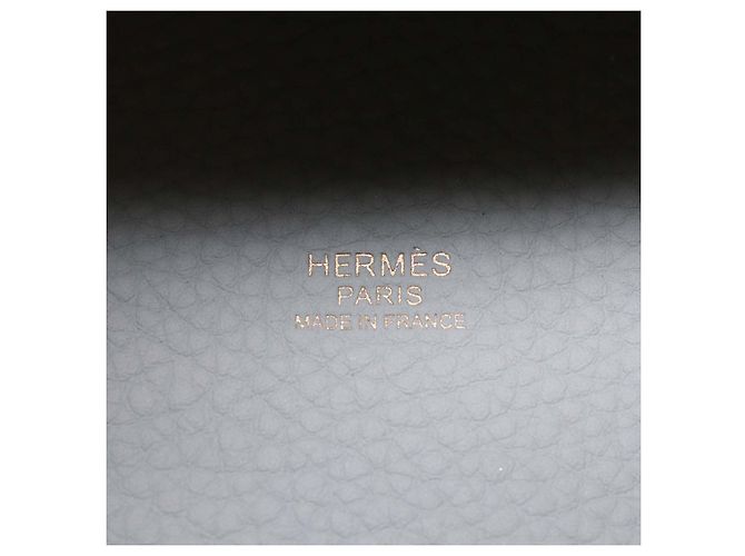 Hermès Bolso Hermes Picotin Lock 18 en piel Clemence Gris Neve - vista 5