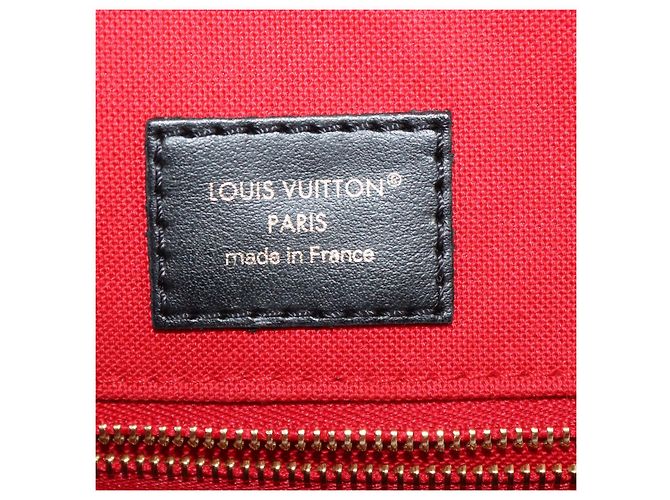 Borsa Louis Vuitton Reverse Monogram Giant Canvas OnTheGo MM - vista 5