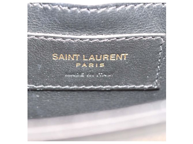 Autre Marque Borsa a tracolla Solferini in pelle nera Saint Laurent - vista 5