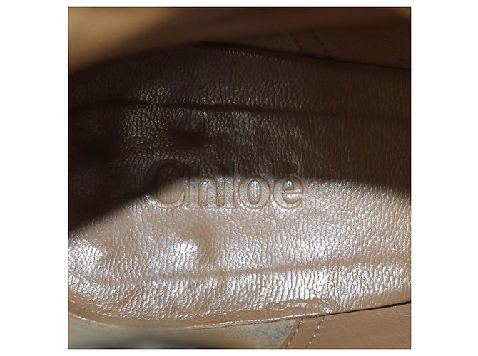 Chloé Chloe Grey Leather Studded Suzanna Ankle Boots - view 6