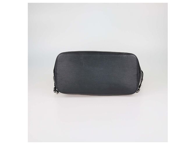 Borsa Louis Vuitton Neverfull MM in pelle Epi nera - vista 5
