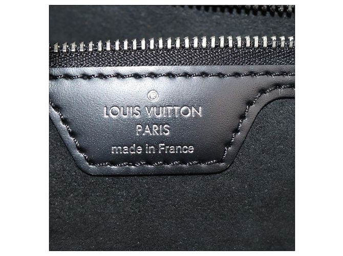 Borsa Louis Vuitton Neverfull MM in pelle Epi nera - vista 6