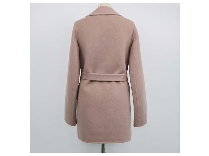 Christian Dior Nude Wool Belted Jacket - view 3