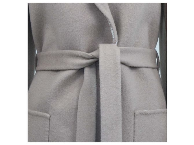 Christian Dior Nude Wool Belted Jacket - view 4