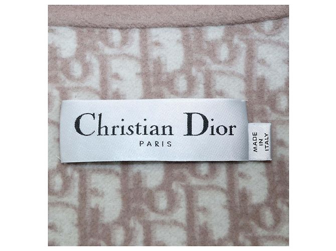 Christian Dior Nude Wool Belted Jacket - view 5