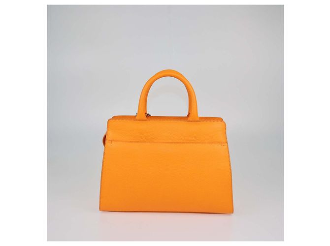 mala Tote Cybill Média em Couro Laranja Aigner - vista 3