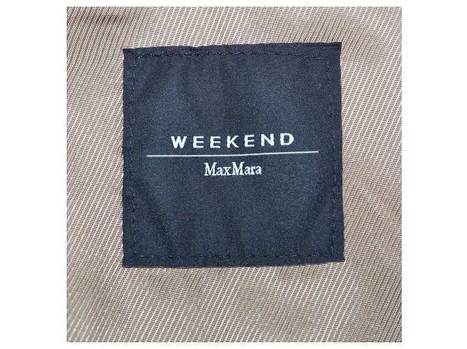 Weekend Max Mara Beige Wool Belted Trench Coat - view 5